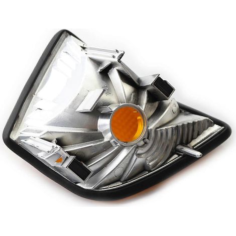 Clignotant avant gauche 63138353279, compatible avec BMW E36 (1992-1998), gris (gauche jaune). (1/3)