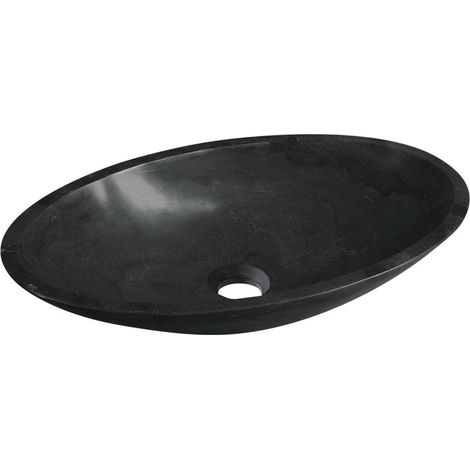 Sapho Blok - Waschtisch 60x35 cm, ohne Überlauf, schwarz matt 2401-40