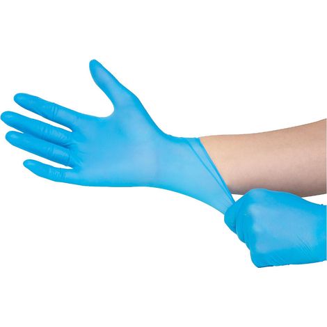 Gants de protection en nitrile Pull-ON taille XL, UE : 100 pièces