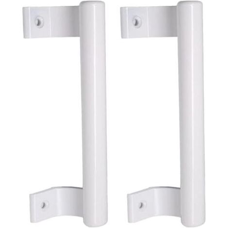 2 pièces poignée de porte coulissante 8 pouces matériau en alliage d'aluminium convient pour porte patio, porte en verre. Remplacement de certaines anciennes poignées de porte (1/5)