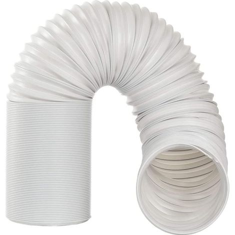 Tuyau d'évacuation flexible pour climatiseur mobile 2m en PVC – Diamètre 13cm – Installation contre-horaire (1/5)