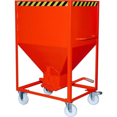 Bauer Südlohn Silobehälter SR 600, peint, rouge feu