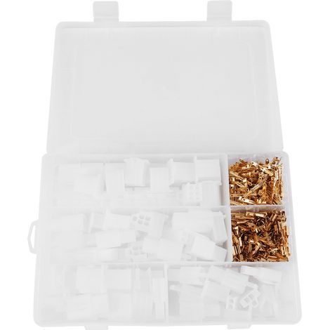 40 Pièces Connecteurs Fils 2.8MM 2 3 4 6 Voies Boîtiers Bornes Femelle et Mâle Kit Auto Moto (1/5)