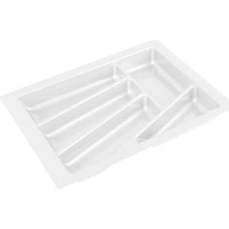Cyclingcolors – Range couverts en plastique redécoupable – Organiseur de tiroir 5 compartiments – Dimensions 330 x 435 mm – Rangement esthétique pour ustensiles