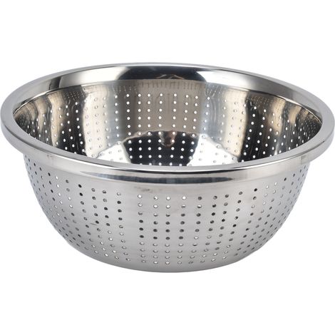 Égouttoir multifonctionnel en acier inoxydable, passoire à riz, panier à légumes et fruits, filtre, ustensile de cuisine, 28 cm (1/5)