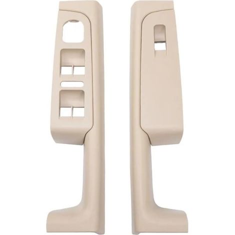 Poignées porte intérieure voiture Pour Skoda Pour Superb Finition 2008-2013 Avant Arrière Poignée Intérieure Porte Accoudoir Cadre Commande Panneau Contrôle 3TD867157(Façade beige) (1/3)