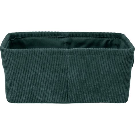 WENKO Corbeille salle de bain Anela, Vert Foncé (1/5)