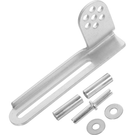Charnières Pivotantes Métalliques pour Porte de Congélateur et Réfrigérateur, Acier Galvanisé Argenté, Kit Pratique Léger pour Réparation à Domicile, Moins de Bruit (1/5)