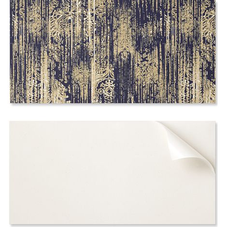 Juego de baldosas de vinilo de f谩cil instalaci贸n con elegante dise帽o y adornos, 10x40x20 cm.