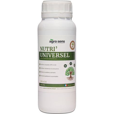 Nutri Universel - Engrais liquide universel - 500 ml (250 litres de préparation) (1/5)