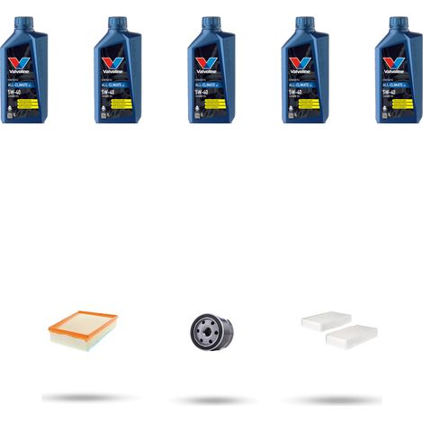 Kit tagliando 3 FILTRI e 5L OLIO compatibile con Renault Kangoo II 1.5 Dci 50kw Dal 2008 (1/5)