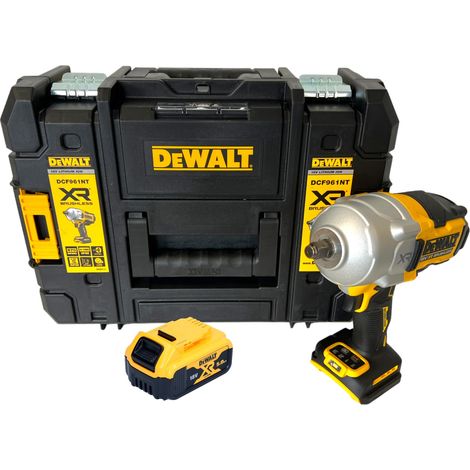 Dewalt – Clé à choc 18V 1632Nm – Moteur Brushless – 1 batterie 5,0Ah – TSTAK – Couple élevé pour applications exigeantes - DCF 961 NT (1/5)