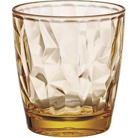 Morleos Mosaic bicchiere policarbonato ambra 30 cl