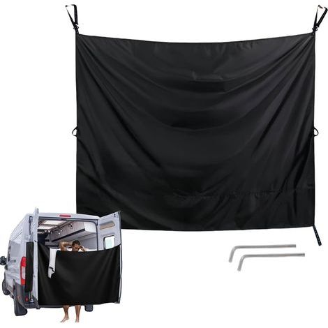 Door Shower Curtain for Vehicle Large Adjustable Sunshade (1/5)