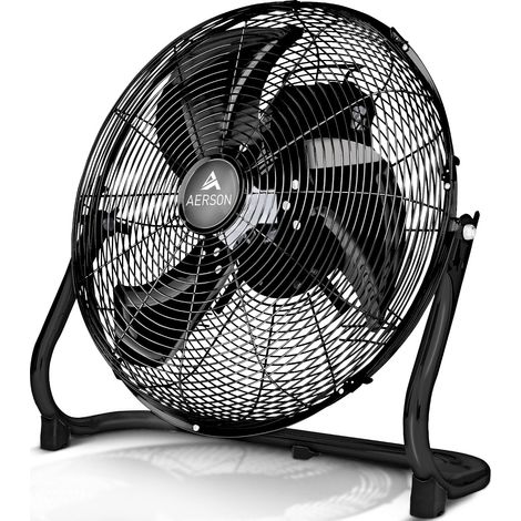 40-cm-Standventilator 75-W-Standventilator 3 Leistungsstufen Hoher Luftdurchsatz Robuste Metallkonstruktion 110° Neigung (1/5)