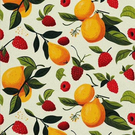 Tela decorativa para exteriores Oxford - Motivo frutal  DX6548 (1/5)