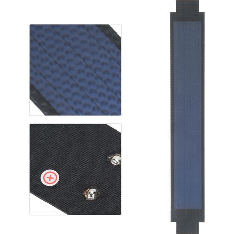 Panneau solaire flexible enroulable de 0,3 W et 1,5 V, module de chargeur solaire DIY pour charge CC (1/5)