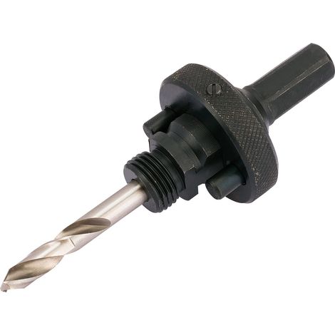Draper 7/16" Arbor with HSS Pilot Drill for Holesaws between 32mm - 210mm (56402) (1/5)