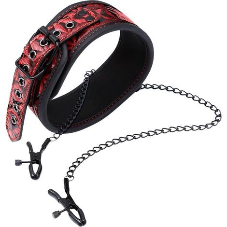 DIAMOND LINE Collar con Pinzas para los Pezones Diamond Cuerpo Vegano (1/5)