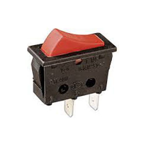 Einpoliger Wechselschalter Typ Electro DH Farbe Schwarz und Rot 11.400.C/NR 8430552043682