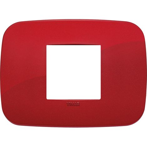 VIMAR - 19682.85 Placca Round 2M centrali rosso