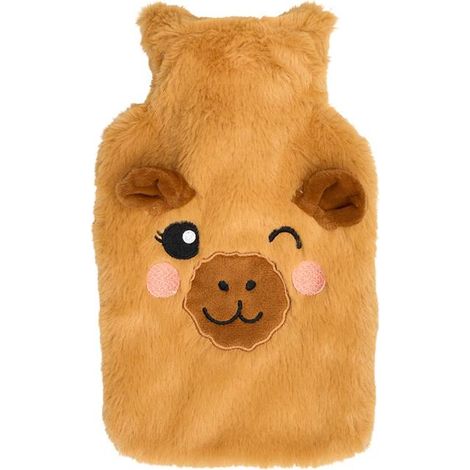 Bouillotte Imitation Fourrure "Capybara" 1L Marron (1/5)
