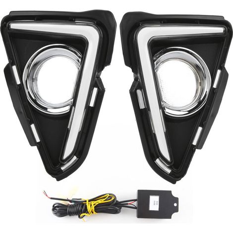 pièces LED feux diurnes antibrouillard clignotant IP65 remplacement pour RAV4 2016 2017 2018 (1/4)