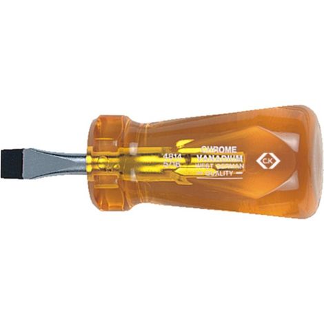C.K Officina e meccanica Cacciavite a taglio Larghezza della lama: 8 mm Lunghezza della lama: 25 mm DIN 5264, DIN ISO 2