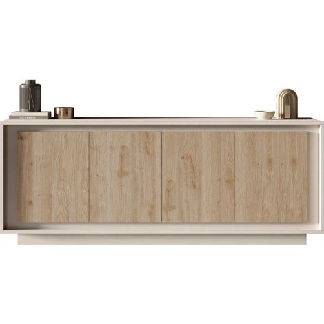 Madia 4 ante battenti linea Eos in finitura Cashmere e Rovere Cadiz (1/2)