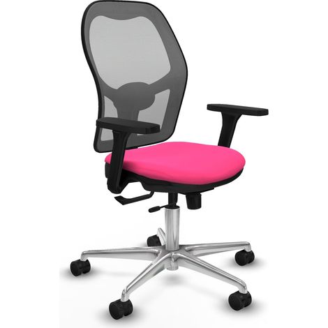 Sedia da ufficio piqueras y crespo Jorquera rosa pelle sintetica (1/2)