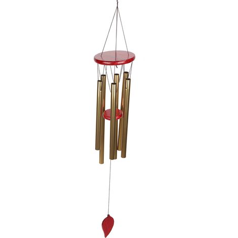 Carillons éoliens en tubes d'aluminium pour la décoration extérieure, intérieure et extérieure de la maison - Idée cadeau pour les fêtes (1/5)