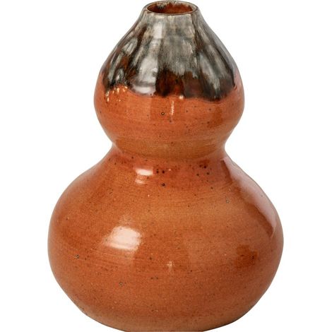 Vase Déco en Céramique "Tierra" 28cm Orange (1/5)