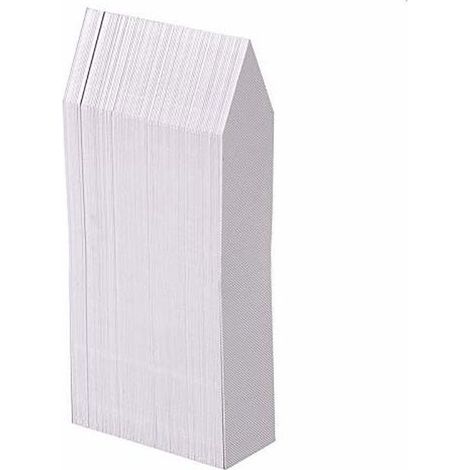 étiquette en plastique pour plantes 100 pièces, étiquette de jardin en plastique blanc 10x2cm (1/4)