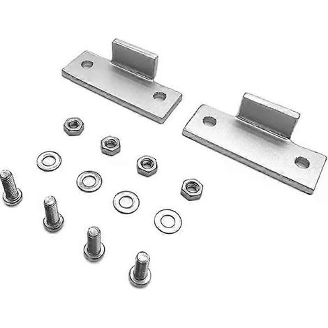 Charnières de couvercle anti-poussière pour platine vinyle Technics SL-D1, SL-Q200, SL-B1, SL-DD2 et SL-3200 : pattes de réparation et supports de charnière. (1/4)