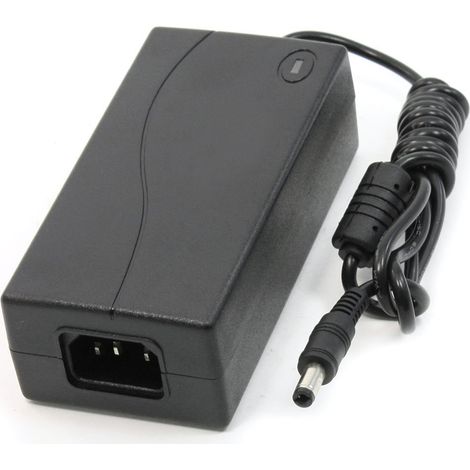 Entree AC 100-240V 50/60Hz sortie DC 12V 4 a adaptateur d'alimentation noir (1/3)