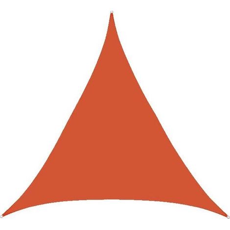 Etanche Sun Shade Voile Extérieur Oxford Cloth Jardin Piscine Shade Voile Triangle Tente 2x2x2m Orange (1/5)