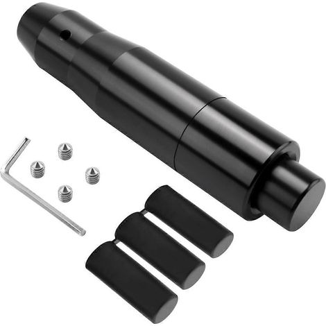 Pommeau de levier de vitesse automatique avec bouton-poussoir, compatible avec la plupart des véhicules automatiques (B) (1/5)