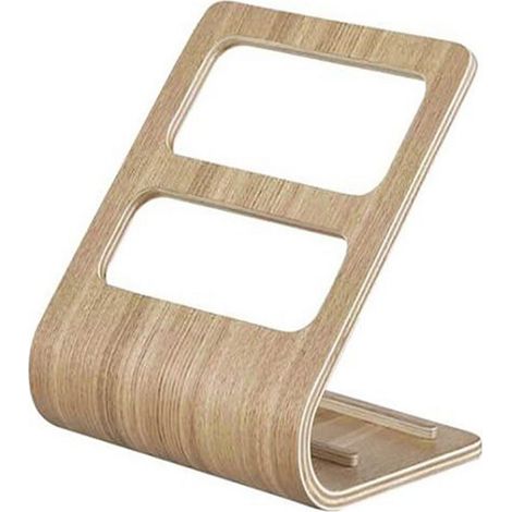 Étagère de rangement de table simple pour salon, multifonctionnelle, avec télécommande et support en bois courbé (1/5)