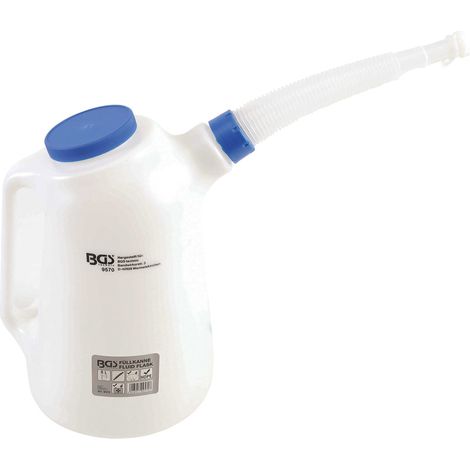 BGS Jarra de llenado con boquilla flexible y tapa 8 l - 9570