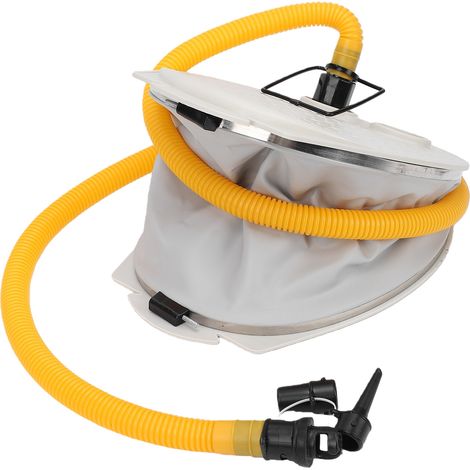 Pompe à pied compatible avec les valves Halkey Roberts, 28 cm (11 pouces), gonfleur manuel pour bateaux pneumatiques, kayaks et bouées. (1/5)