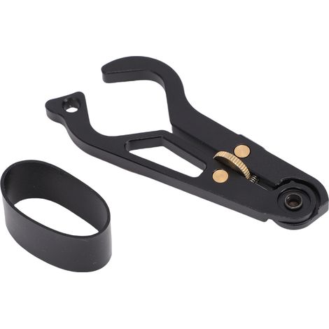 Verrouillage accélérateur croisière moto, pinces poignée noires GC-A1BK avec anneau silicone, universelles pour motos et vélos sport (1/5)