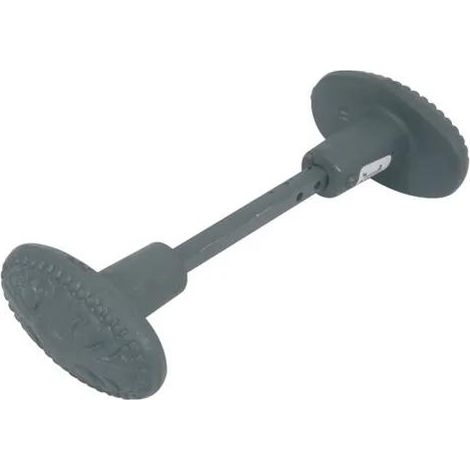 Jardinier Massard Türknopf aus grauem Gusseisen 6 mm