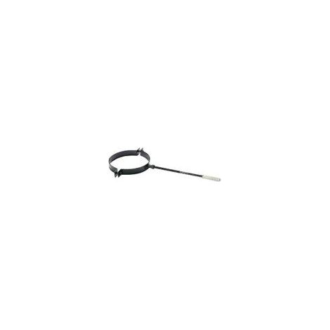 COLLARE REGGITUBO PELLET NERO OPACO SAVE - CM 10 + TASSELLO - 1 pezzo (1/2)