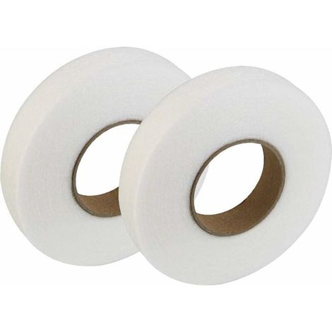 Rouleaux Bande d'Ourlet, 70 Yards Bande Thermocollante Auto-Adhésif 64m20mm Ruban d'Ourlet pour Vetement, Pantalon, Jeans (Blanc) (1/5)