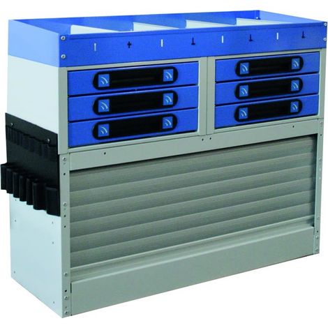 Modulo per carbox 3 allestimento per furgoni misura L1014 x H834 x P360 mm peso 47,3 kg