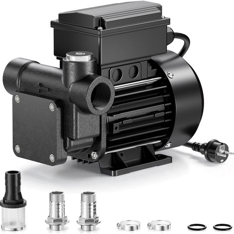 Bomba diesel autoaspirante 80 l/min 550W 230V Altura succión 2 m Bomba gasóleo Bomba aceite Repostar