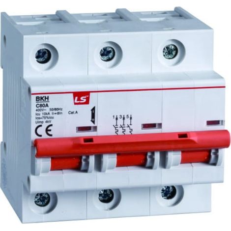 Interruttore automatico 2P D 125A 10kA AC BKH 2P D125A 0