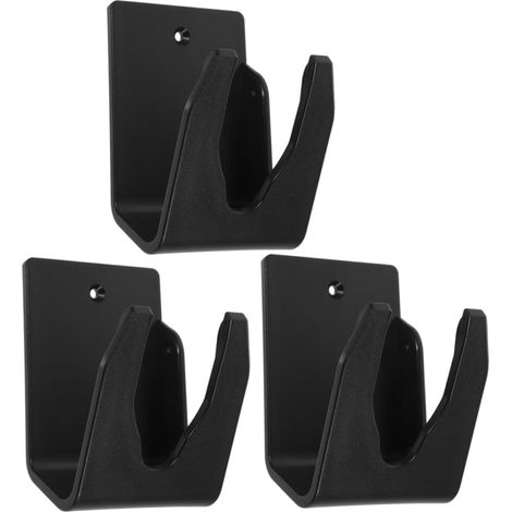 Lot de 3 Pièces Support Mural pour Scanner de Codes Barres Noir en Plastique, Stable et Polyvalent, pour Supermarchés et Bureaux (1/5)