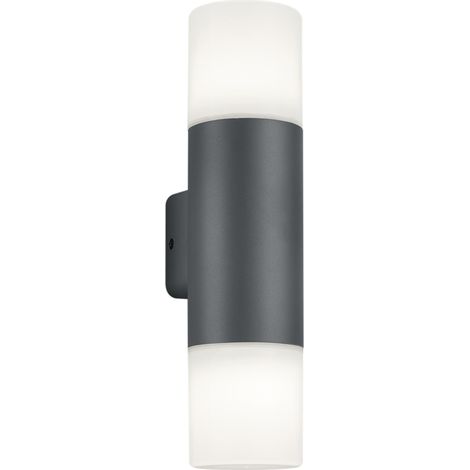 Aplique Hoosic Biemissione 2xE27 Antracita H33 cm IP44 Trio Lighting (1/3)