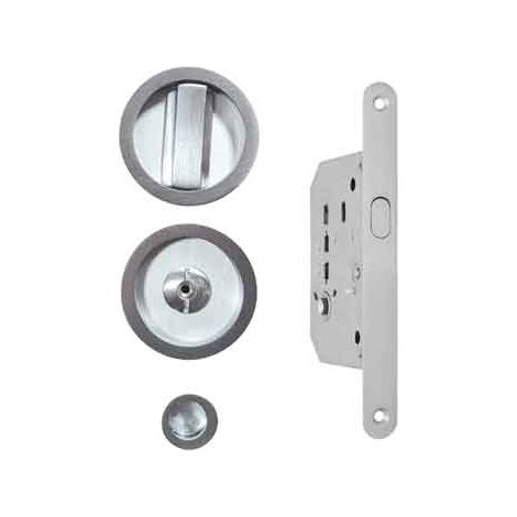 KIT PER PORTE SCORREVOLI CON NOTTOLINO FIMET E50 - Cromo